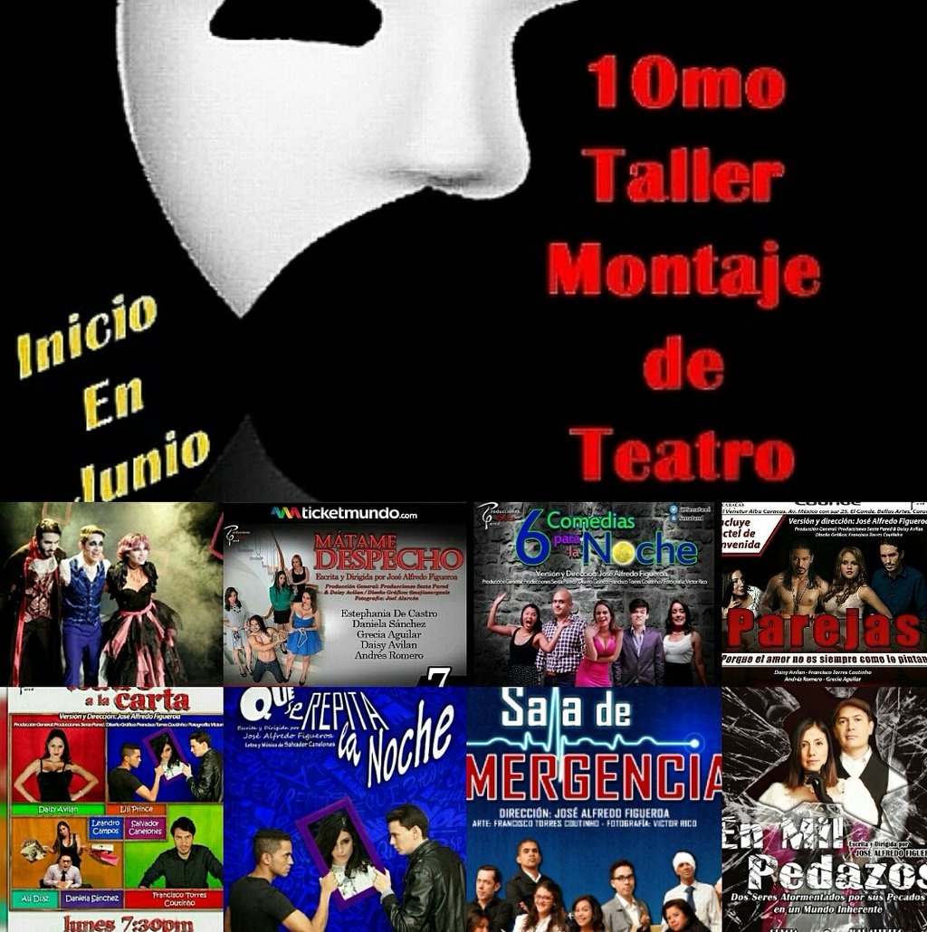 obraparejas's tweet photo. ULTIMOS CUPOS 10mo TALLER MONTAJE DE @PSEXTAPARED INIICIO 8/6/16 CORREO produccionessextapared@gmail.com 04142876940 https://t.co/AMJ8acf4Ar