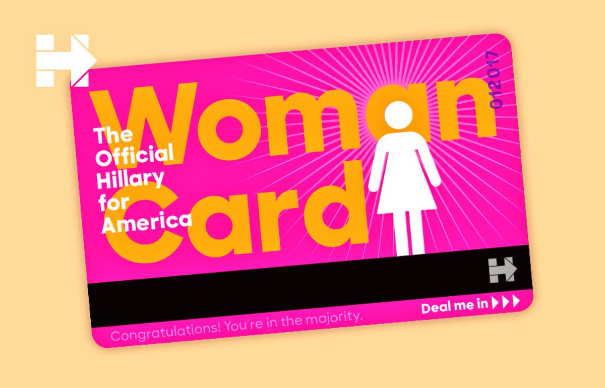 bubbysharma's tweet photo. @TheEllenShow @HillaryClinton  
When #WomanCard &amp; #TheEllenCard Put together 
>>Creates history<<
#ImWithHer https://t.co/taHaXorwxF