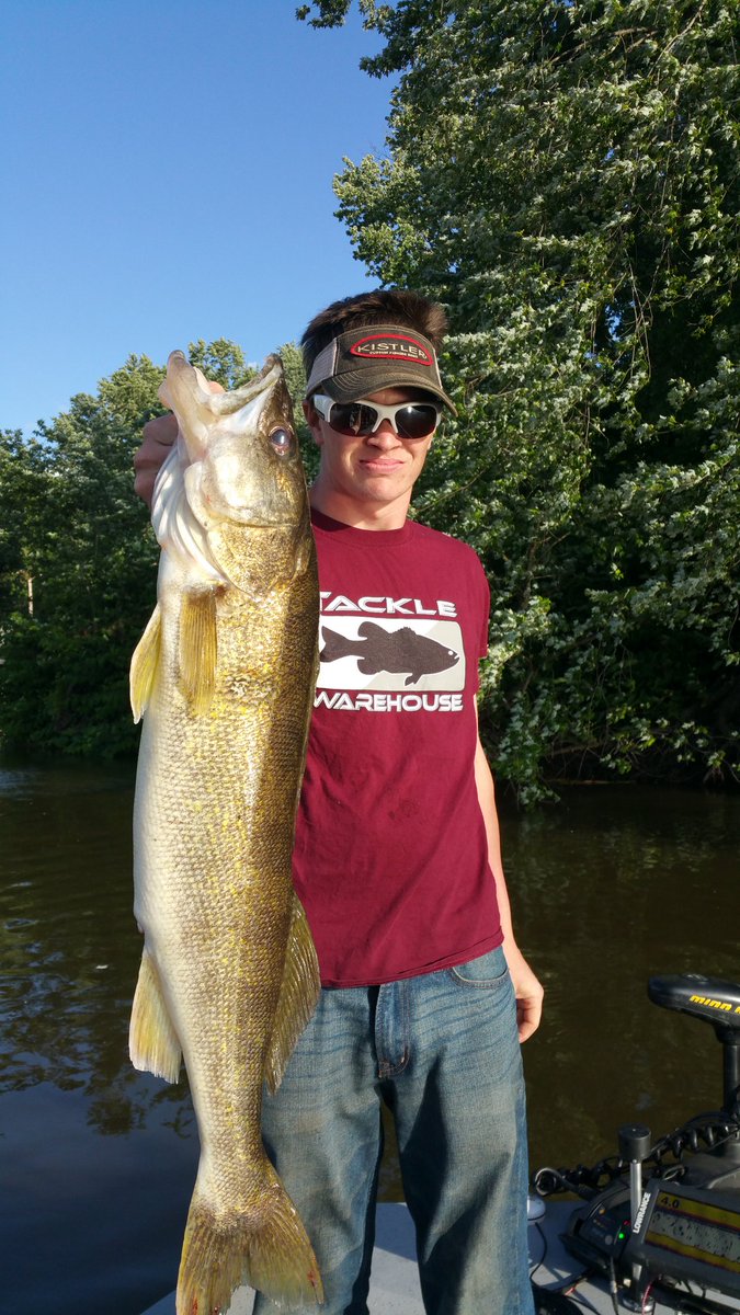 My biggest walleye yet  @Kistler_Rods <a href="/Kaenon/">KAENON</a> <a href="/fishingwalleye/">Fishing Walleye</a> <a href="/ArdentReels/">Ardent Reels</a> <a href="/WalleyeFishnJou/">WalleyeFish'nJournal</a>  @IFLFishing