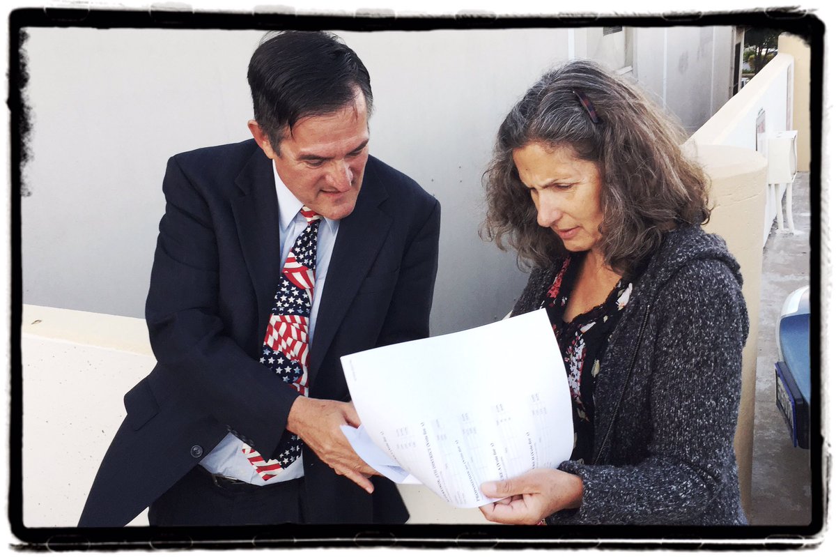 NVR_Photo's tweet photo. Mark Luce and wife Kathy checking early numbers in Supervisor District 2 race https://t.co/L5ruIfjTNF