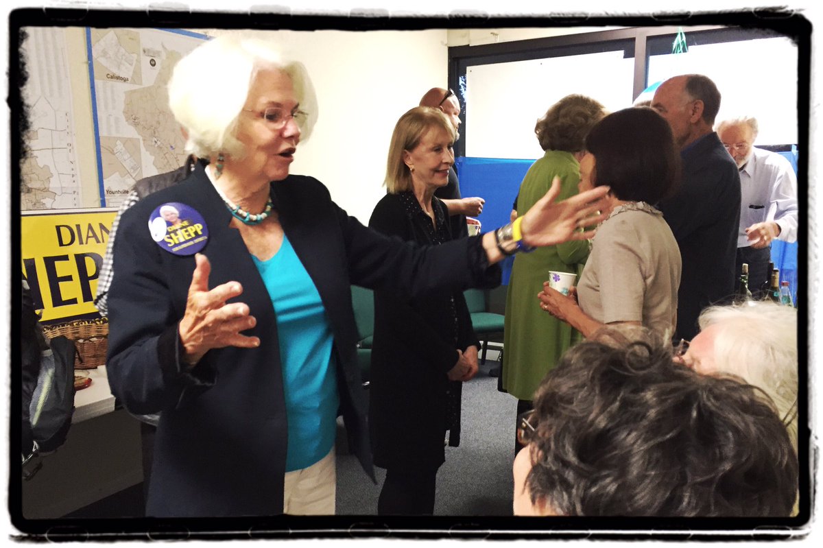 NVR_Photo's tweet photo. Diane Shepp with supporters at Election Nite party https://t.co/8gC1E05Agj