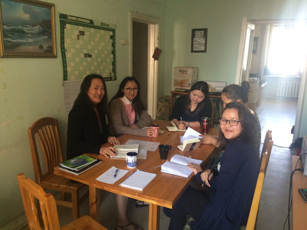 SnowLeopardHope's tweet photo. The Snow Leopard Conservation Foundation working away #Mongolia #snowleopards https://t.co/eP2J2JFN2y