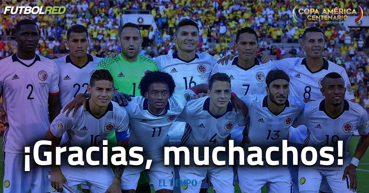 ELTIEMPO's tweet photo. ¡Emocionante! Termina el partido con la victoria de @FCFSeleccionCol frente a Paraguay ( #COL 2 - #PAR 1) https://t.co/kChQEh5QRN