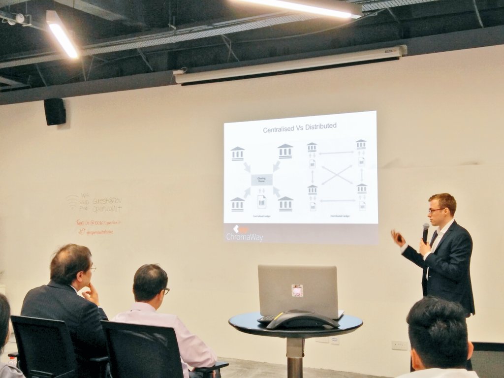 OCBCOpenVault's tweet photo. .@chromaway's #blockchain technology allows a new trust system that will change the landscape around transactions https://t.co/LYpwEwyIqe
