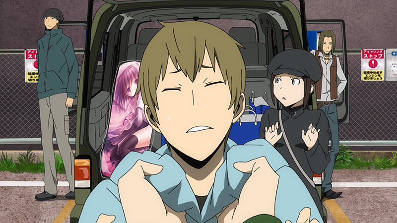 Tvアニメ デュラララ ２ 第19 5話 デュフフフ まだまだ好評上映中 劇場オリジナルグッズも発売中 一部の商品が完売となっておりますので お求めの際は 劇場へお問い合わせ下さい Drrr Anime