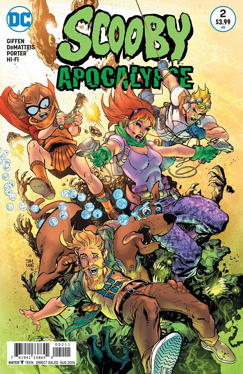Scooby_News's tweet photo. The apocalypse continues in Scooby Apocalypse #2, which is on sale now! #ComicBookCoverage https://t.co/uTtgWJkXux https://t.co/G55pJUDI0J