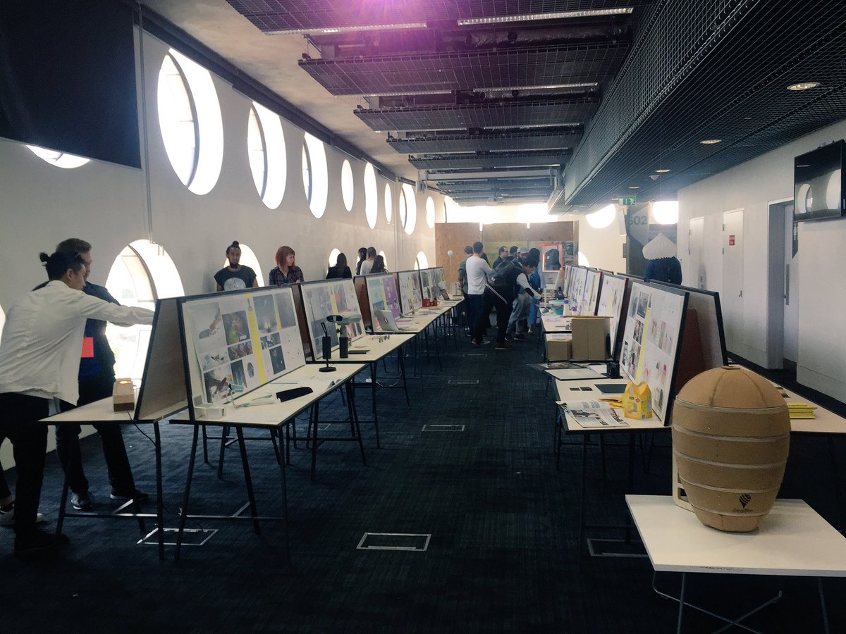 RavePIdesign's tweet photo. .@thedegreeshow is here! Come see us on level 6! #ravepidesign https://t.co/Ltrzytzr5T