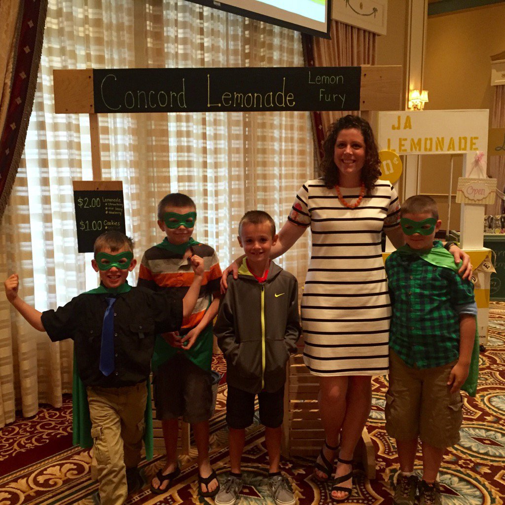Junior Achievement Entrepreneur of the Year!!! #concordpride #elkhartlemonadeday
