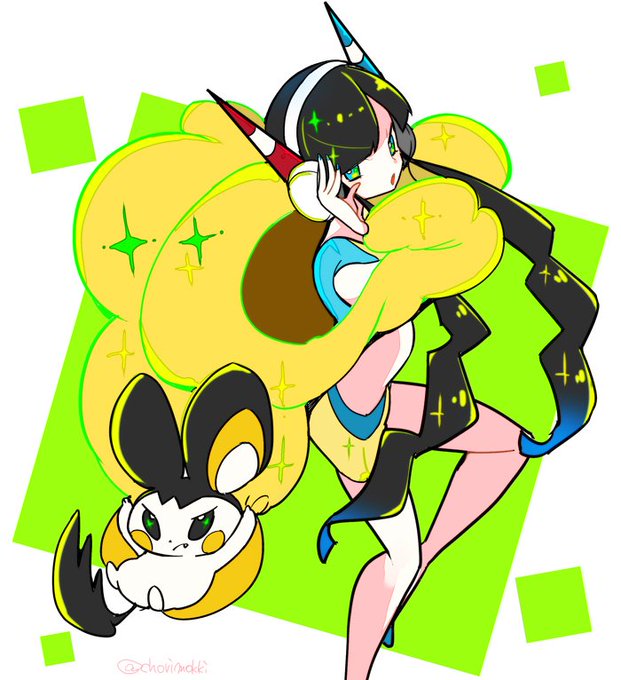 #ポケモントレーナー版深夜の真剣お絵描き60分一本勝負
カミツレさーん 