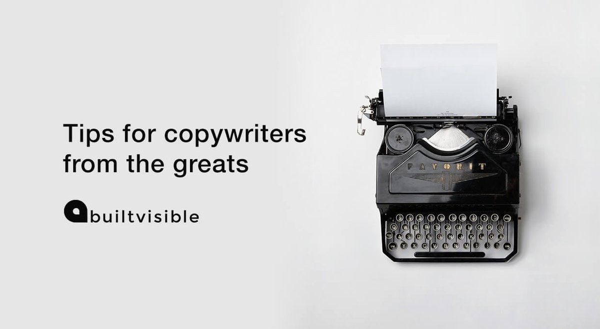 Builtvisible's tweet photo. Suffering writer's block? @StevenTPeters here w/ some tips from the greats https://t.co/L6QjTsbC1y #contentmarketing https://t.co/cQizYR7WHy