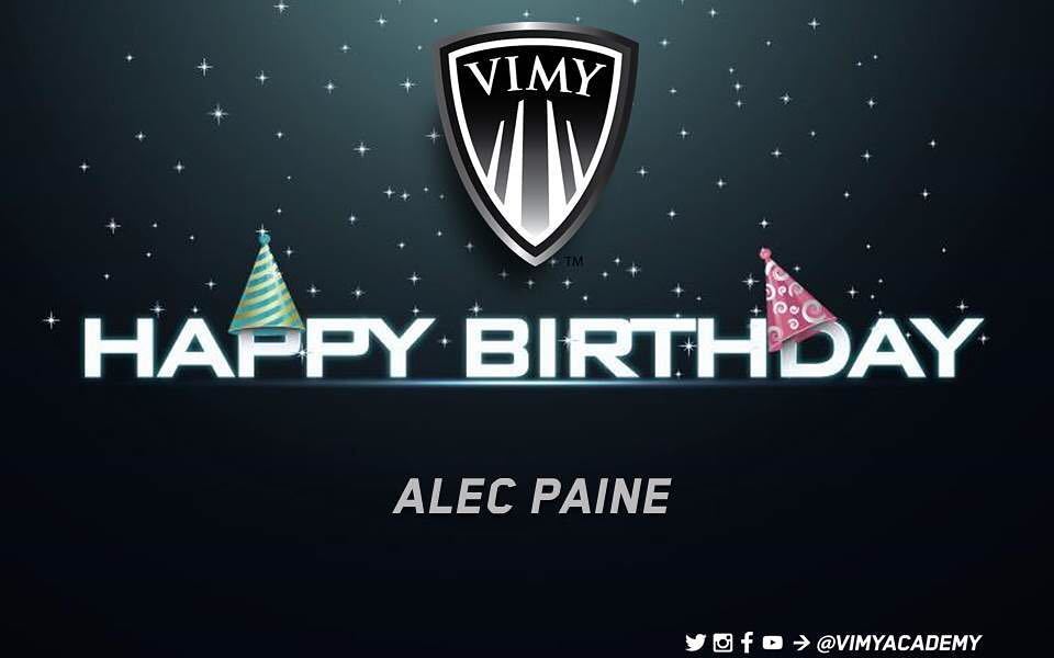 VimyAcademy's tweet photo. Happy Bday ๐ Alec!!! Have an awesome day today! #VimyBdays #VimyProud #co https://t.co/RBg2GQyhxE