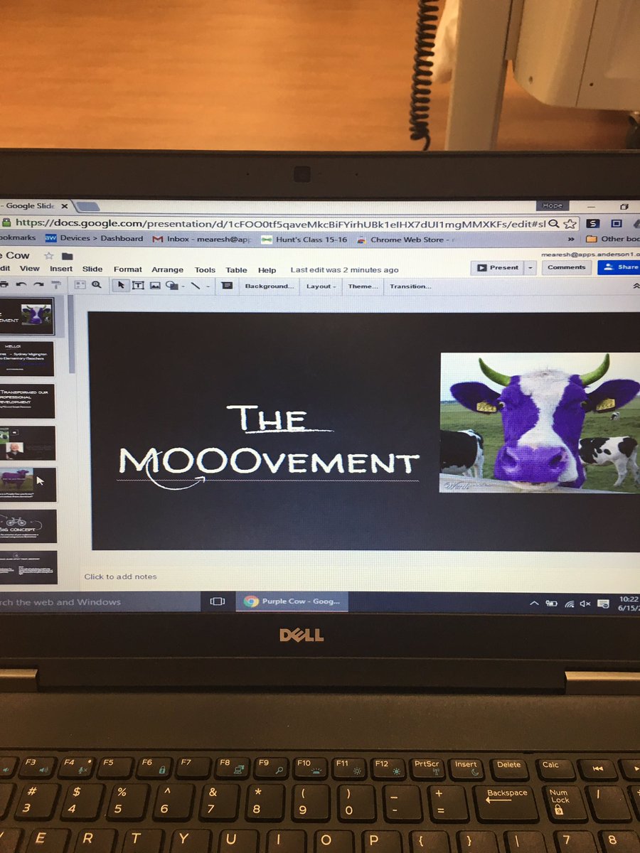 PESPurpleherd's tweet photo. Working on presentation for @upstatetech https://t.co/sZLTcNbcpG