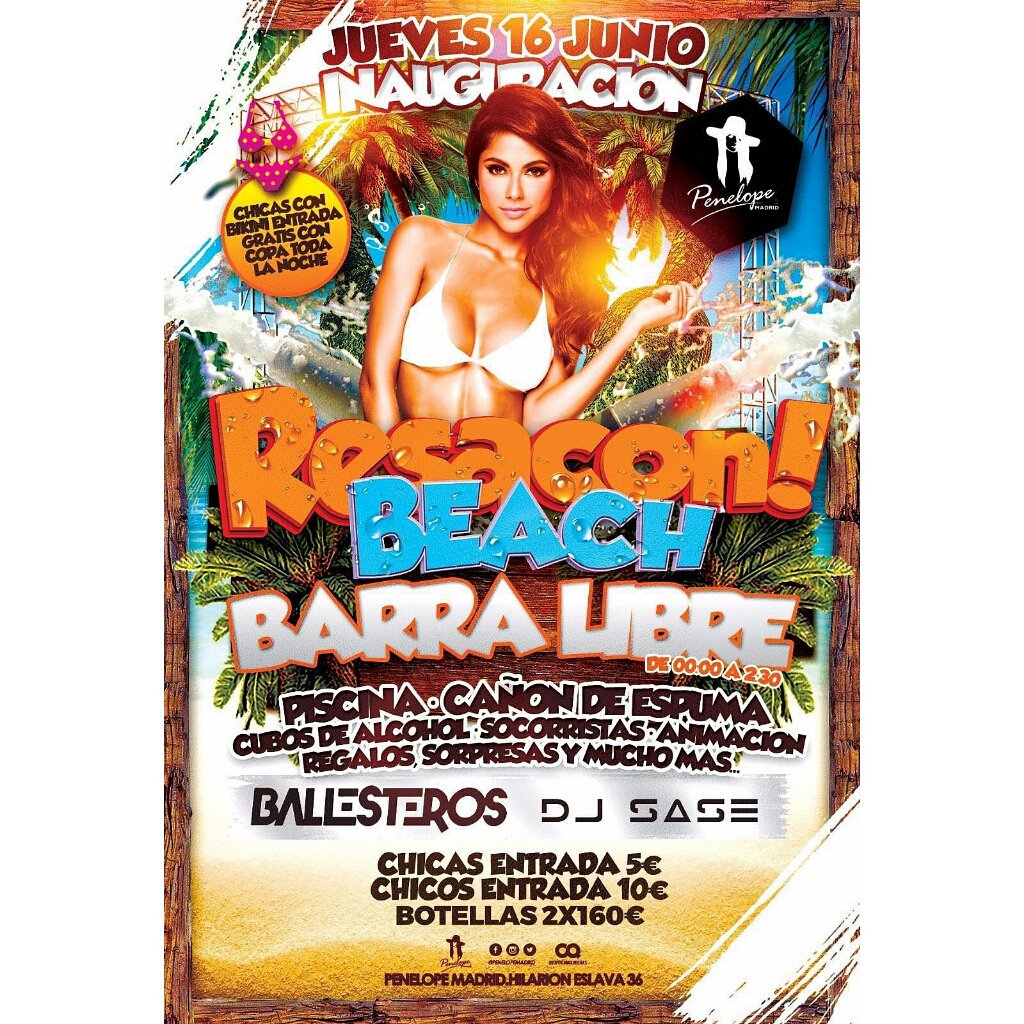 ListasDope's tweet photo. JUEVES INAUGURACIÓN

BARRA LIBRE

CHICOS 10€
CHICAS 5€

SALA PENELOPE

📝 LISTAS DOPE

ℹ 664 34 94 50 📲 https://t.co/a8m4RS5apx