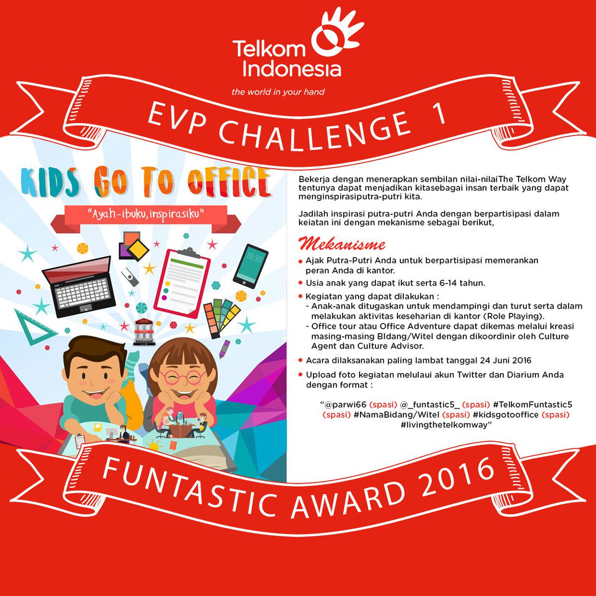 _funtastic5_'s tweet photo. Yuk jwb tantangan Kami dlm EVP Challenge 1.. Hanya s/d tgl 24 Juni 2016.. Seruu ! @parwi66 @ray_tobing @ypurwanti12 https://t.co/2t62CXxbln