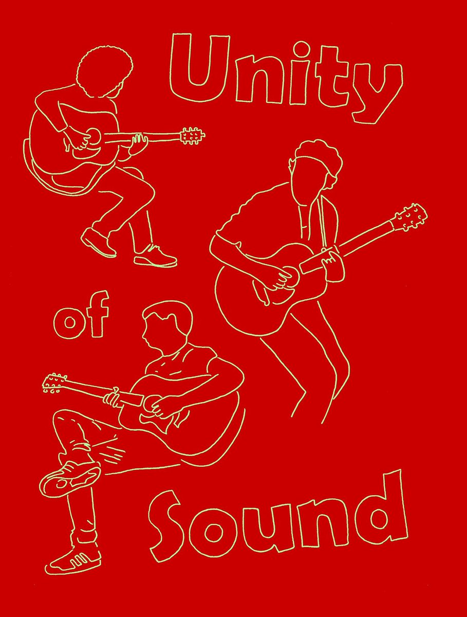 UnityofSound's tweet photo. #unityofsound shirts! ❤️ 2 @GideonConn for the art & to all participants @lukeconcannon @itaffectsme @geckoofficial https://t.co/91ow5AgEOH