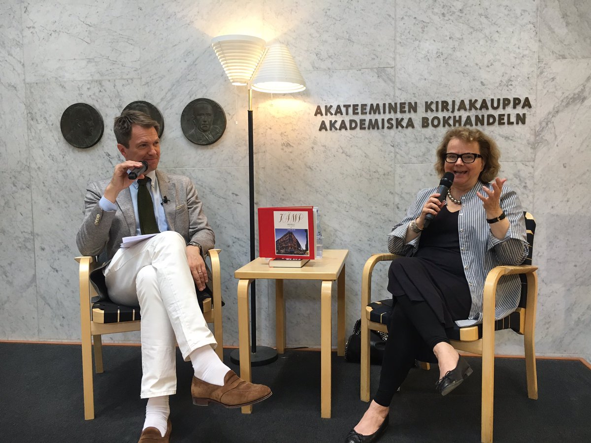 Kämp – Hotelli ja sen kaupunki. Laura Kolbe &amp; Peter Nyman keskustelevat nyt kirjasta Akateemisen kohtaamispaikalla.