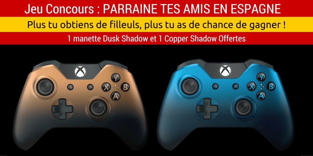 phonealchemist's tweet photo. #ConcoursParrainage ๐ช๐ธ Max de filleuls espagnols = 2 gagnants ๐ฎ#Xbox #DuskShadow ๐ https://t.co/tNP92mU6gO