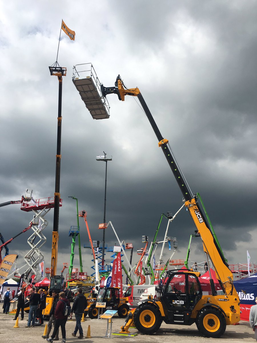 Come and see us at Vertikal Days today and tomorrow...We have the new 540-140 HiViz Loadall on the stand!