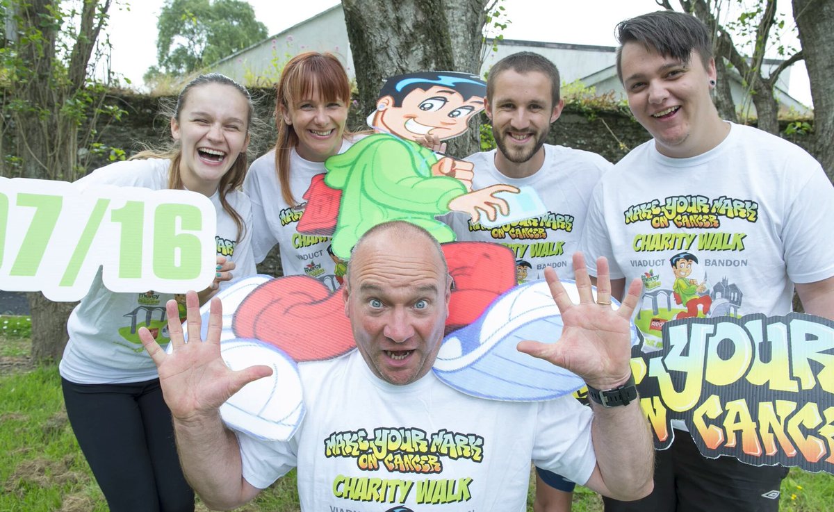 All set for July 17th
Alex Wright who is representing Irl. in the Olympics and Alan Shortt launch the walk