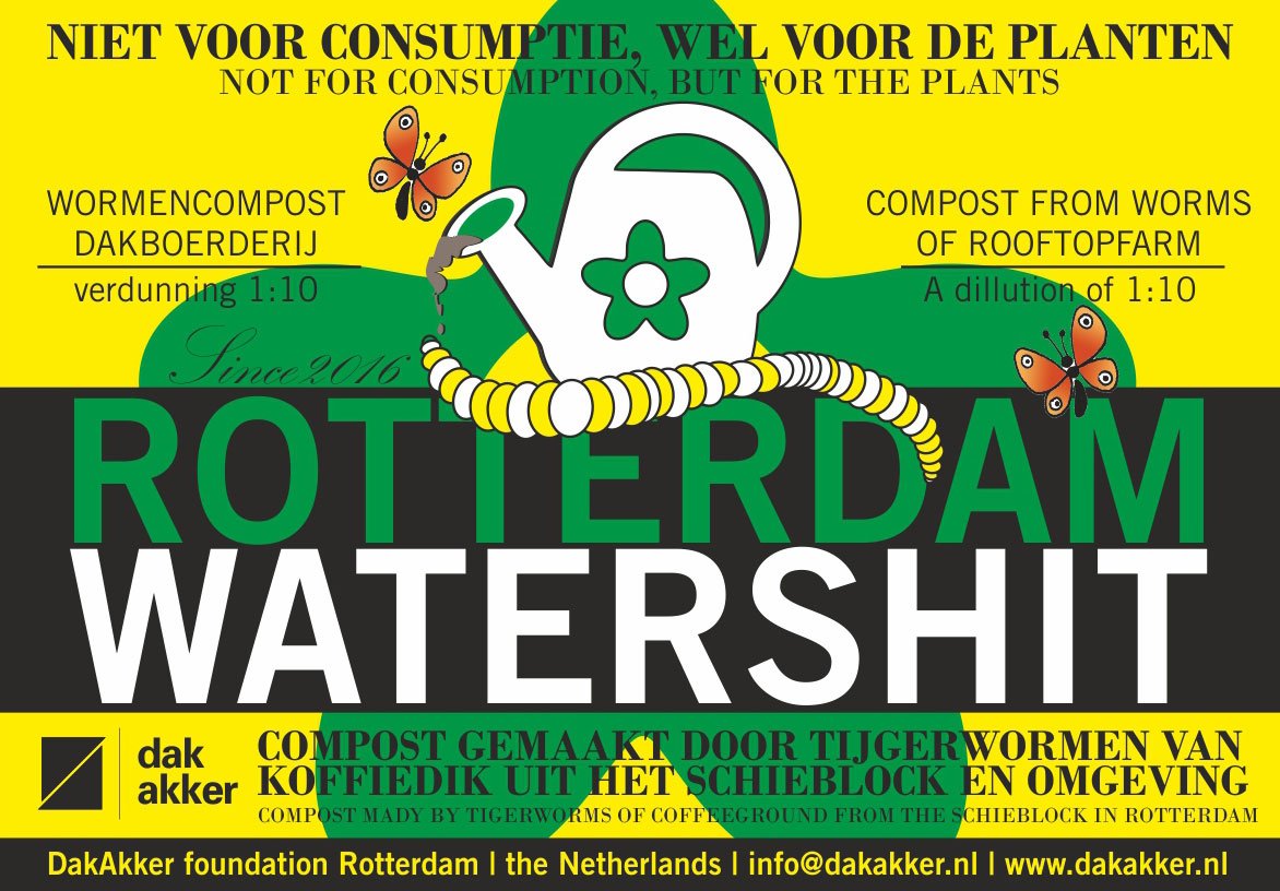 milieucentrum's tweet photo. Dakboeren starten handel in shit, #watershit van koffiedrap uit 'n kantoorgebouw gemaakt door wormen ... brrrr https://t.co/FVYYFvinRK