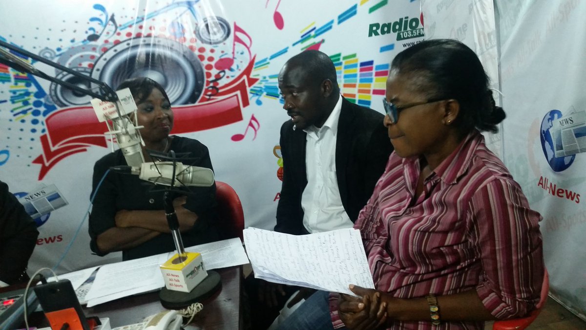 1035fmradio1's tweet photo. As usual our Agric correspondents Chinyere Ogbonna&amp;Ayodeji Femi are our guests on d show with @cd96bfccf829456 https://t.co/SjBTkyMUg3