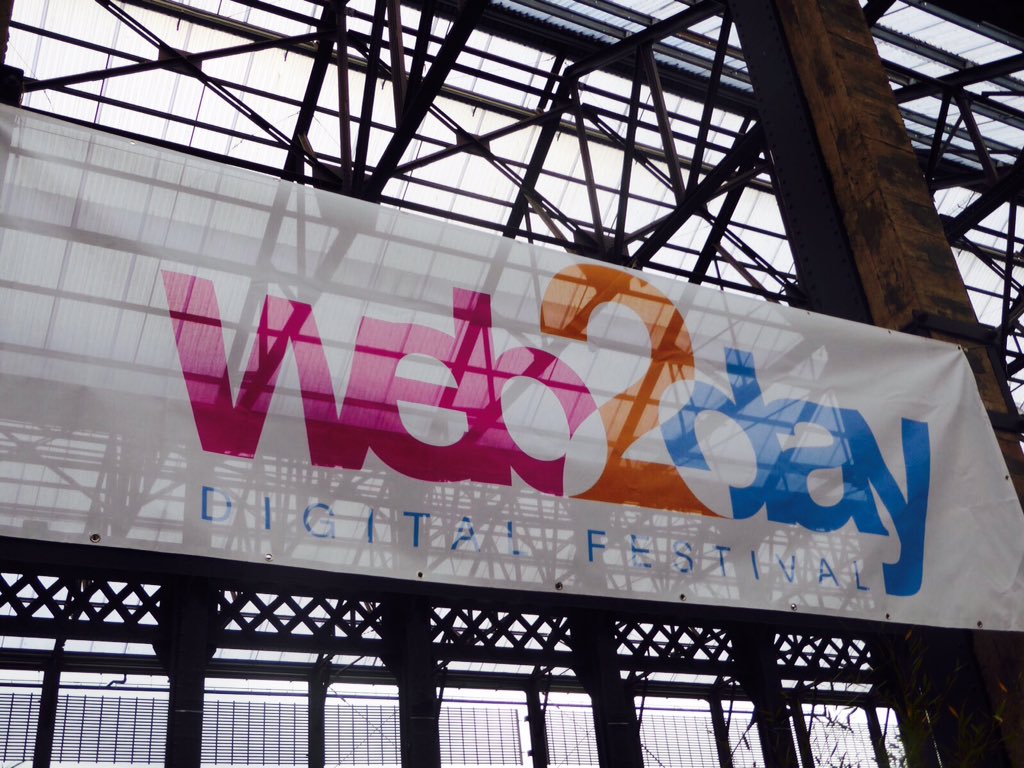 axellelemaire's tweet photo. #Web2Day : là où se prépare demain, au pluriel et en collectif #FrenchTech @NantesTech https://t.co/Az5yasspIx