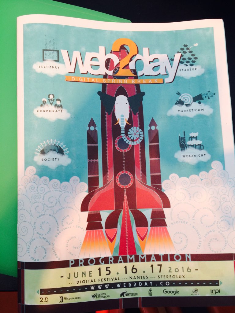 axellelemaire's tweet photo. #Web2Day : là où se prépare demain, au pluriel et en collectif #FrenchTech @NantesTech https://t.co/Az5yasspIx