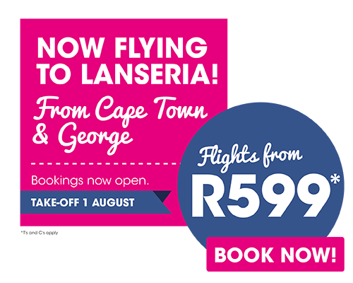 kruger2canyons's tweet photo. @FlySafair have announced new Lanseria #cheapflights to CPT and George fr 01Aug, R599 https://t.co/PwQewzXTk0