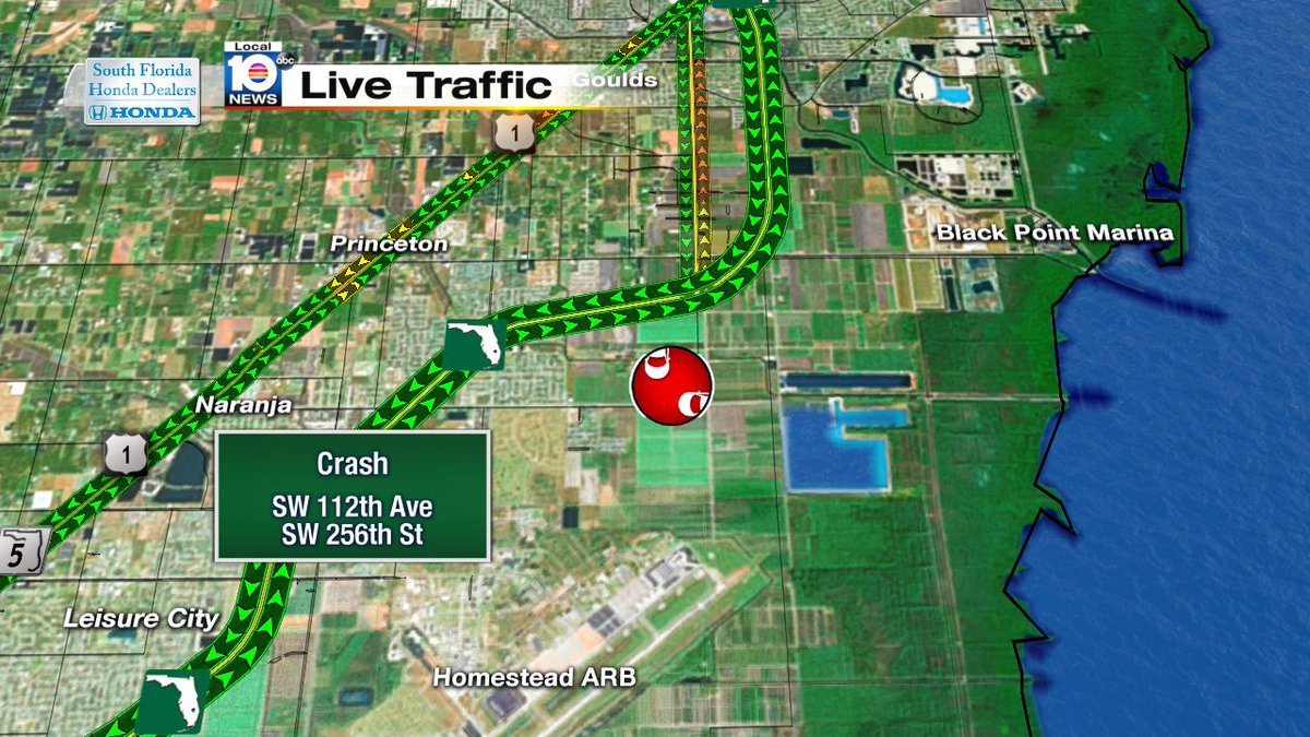 Crash on SW 112th Ave and SW 256th St #TRAFFIC #MIAMI https://t.co/MHnjwccEqI