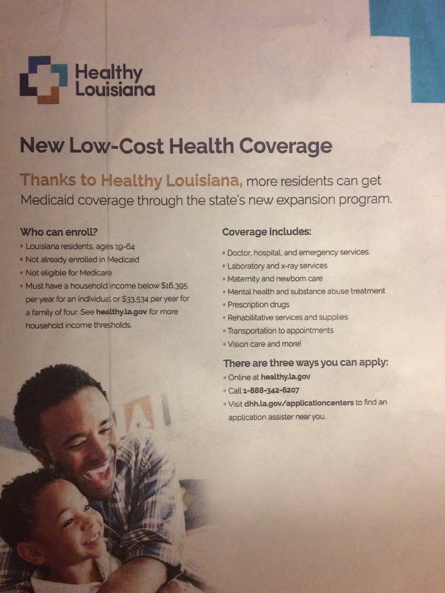 If anybody needs health insurance they passed this flyer out at my job for us to let people know #MedicaidCoverage