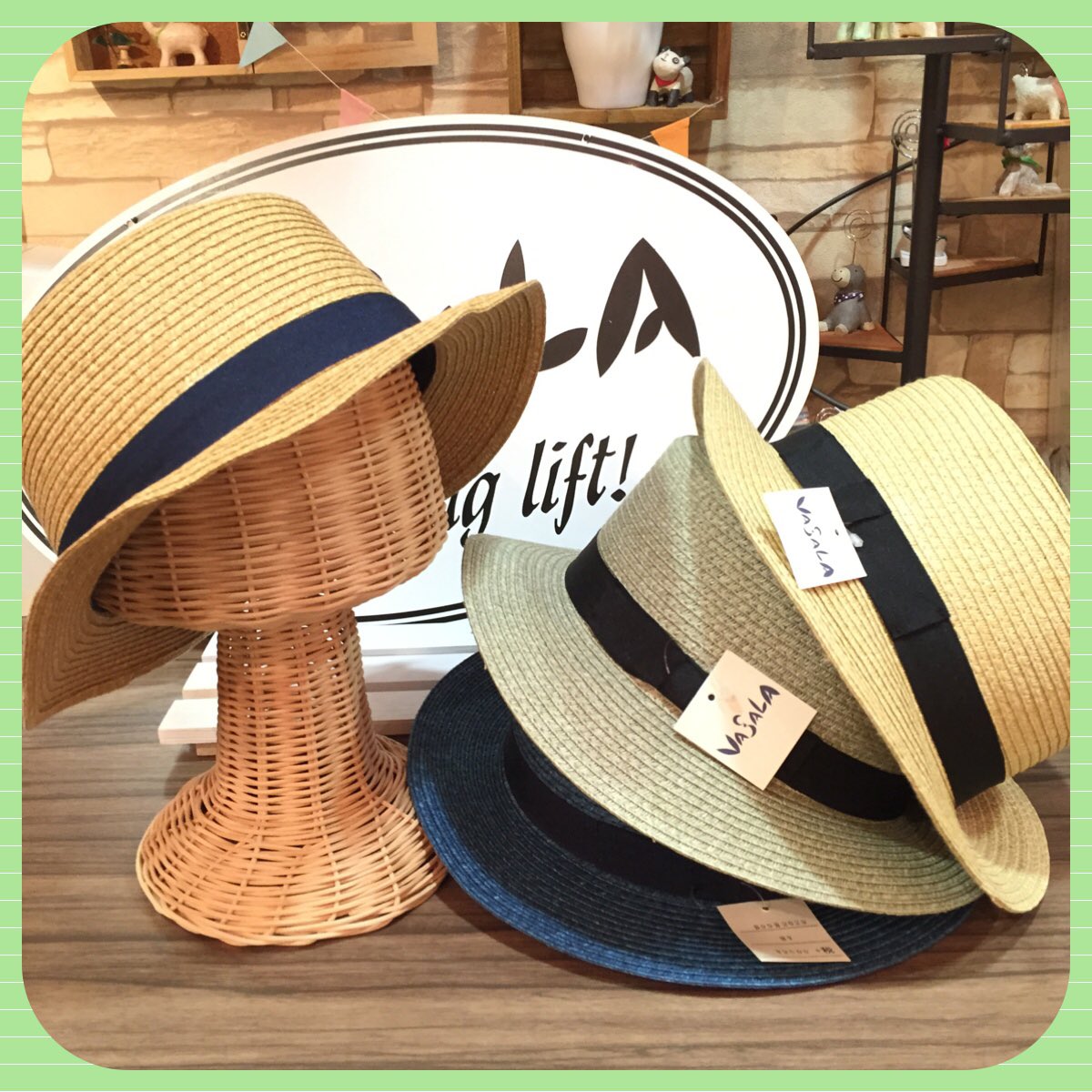 Vasala カンカン帽 へップファイブ 帽子 梅田 大阪 Hepfive Hat Umeda Osaka