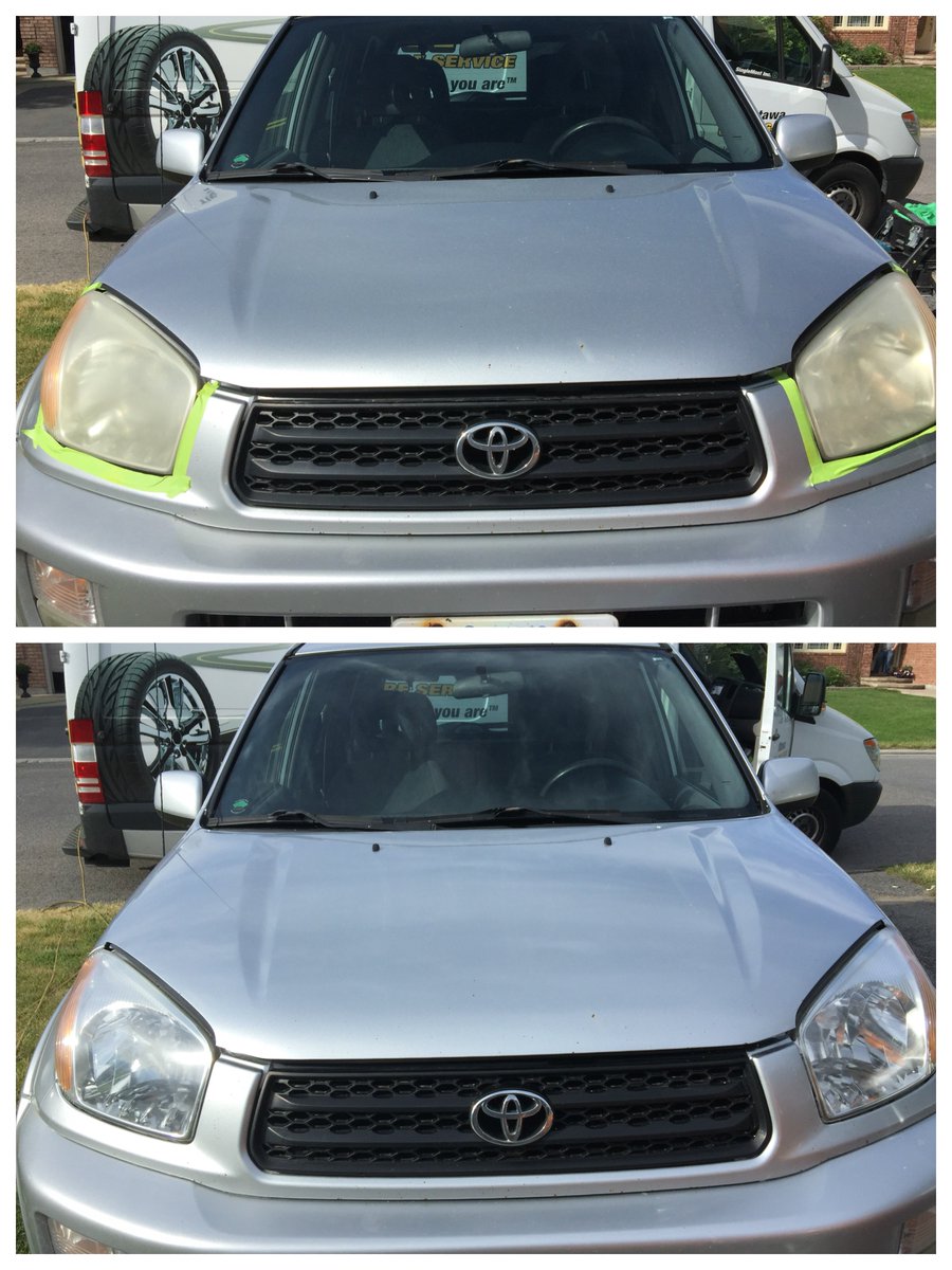 GoTireOttawaW's tweet photo. With a signature detailing and #headlight restored, this one is ready for resale! #GoTire #ottawa https://t.co/74dFcL6rfp