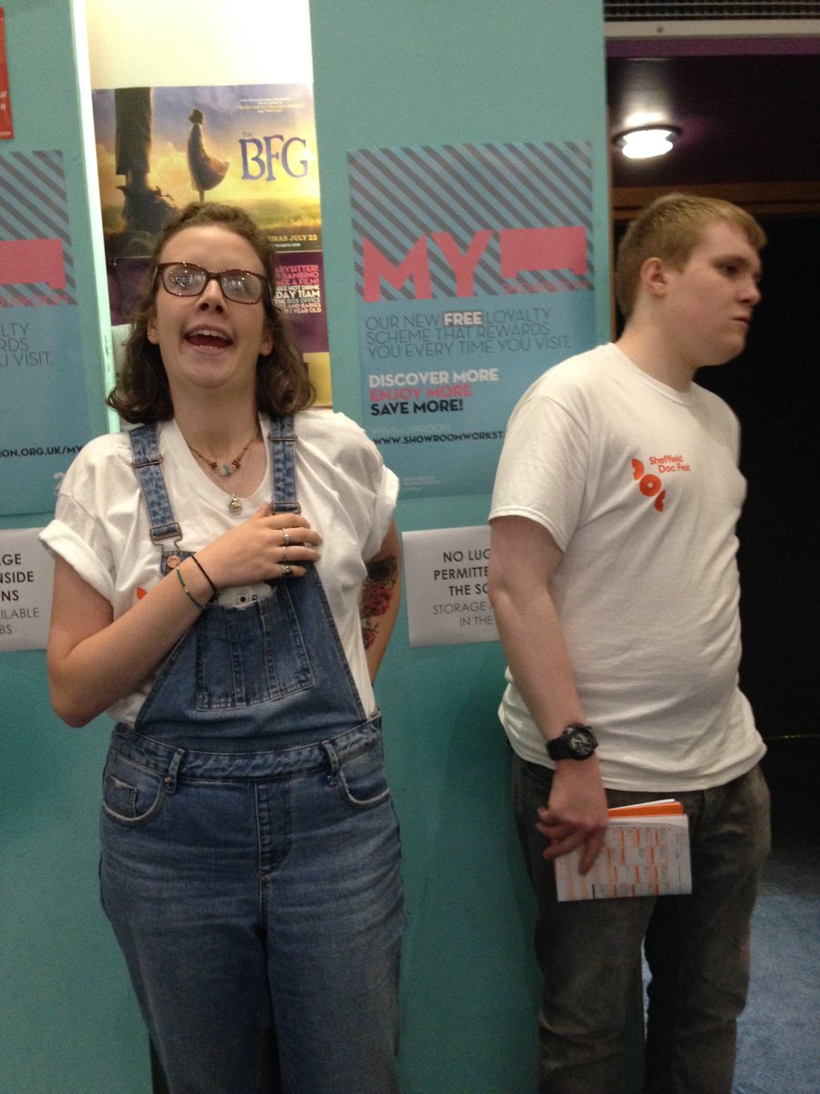 FictionalMeg37's tweet photo. The best #docface at #sheffdocfest? https://t.co/bOESFsXD0D