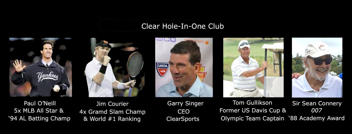 ClearSportsGolf's tweet photo. Welcome Sir Sean Connery, newest member of the Clear Hole-In-One Club #precisionredefined #cleargolf #007 https://t.co/FIApGeVr4z