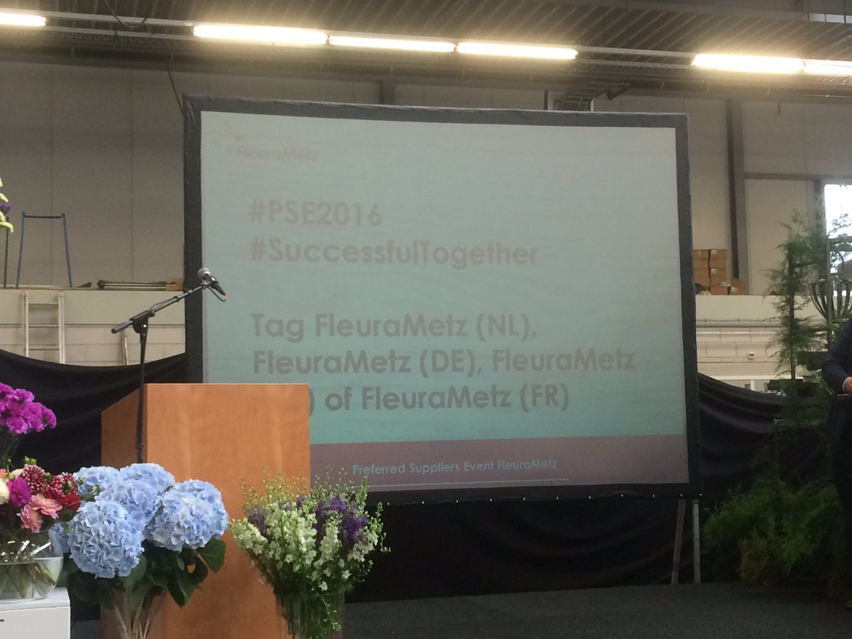 fleurametz_en's tweet image. The Preferred Suppliers Event has started ! #PSE2016 #SuccessfulTogether