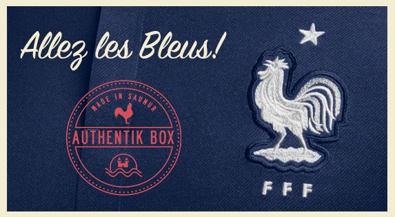 AuthentikBox's tweet image. Authentik Box supporte les Bleus 💪 🇫🇷 #AllezLesBleus #EURO2016 #Saumur #Angers #Food #Box #Nantes #Tours #Tourisme