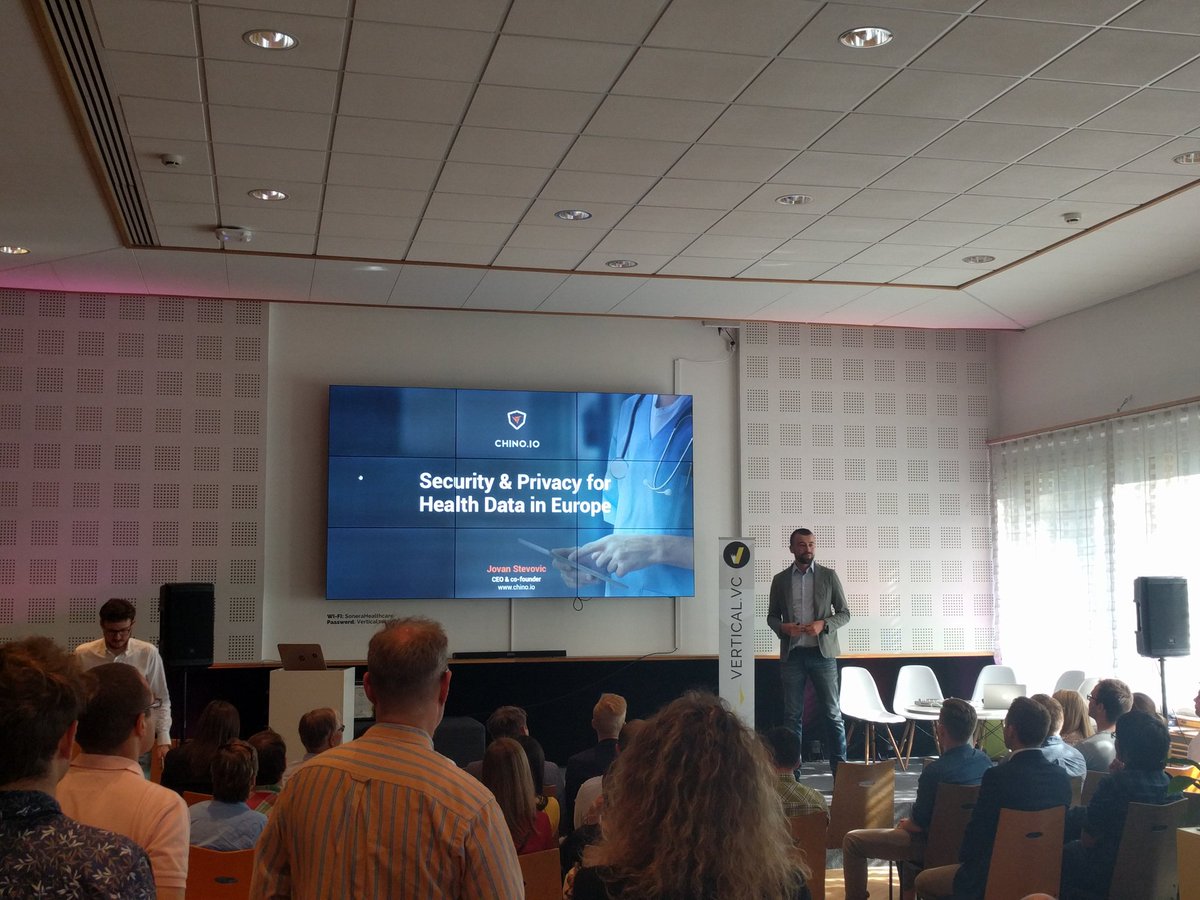 MariaBoychenko's tweet photo. The winner of @EIT_Digital Challenge 2014 @chino_api at @VerticalVC  graduation! #Security&amp;privacy for #Health #Data https://t.co/WUXALd3LQu