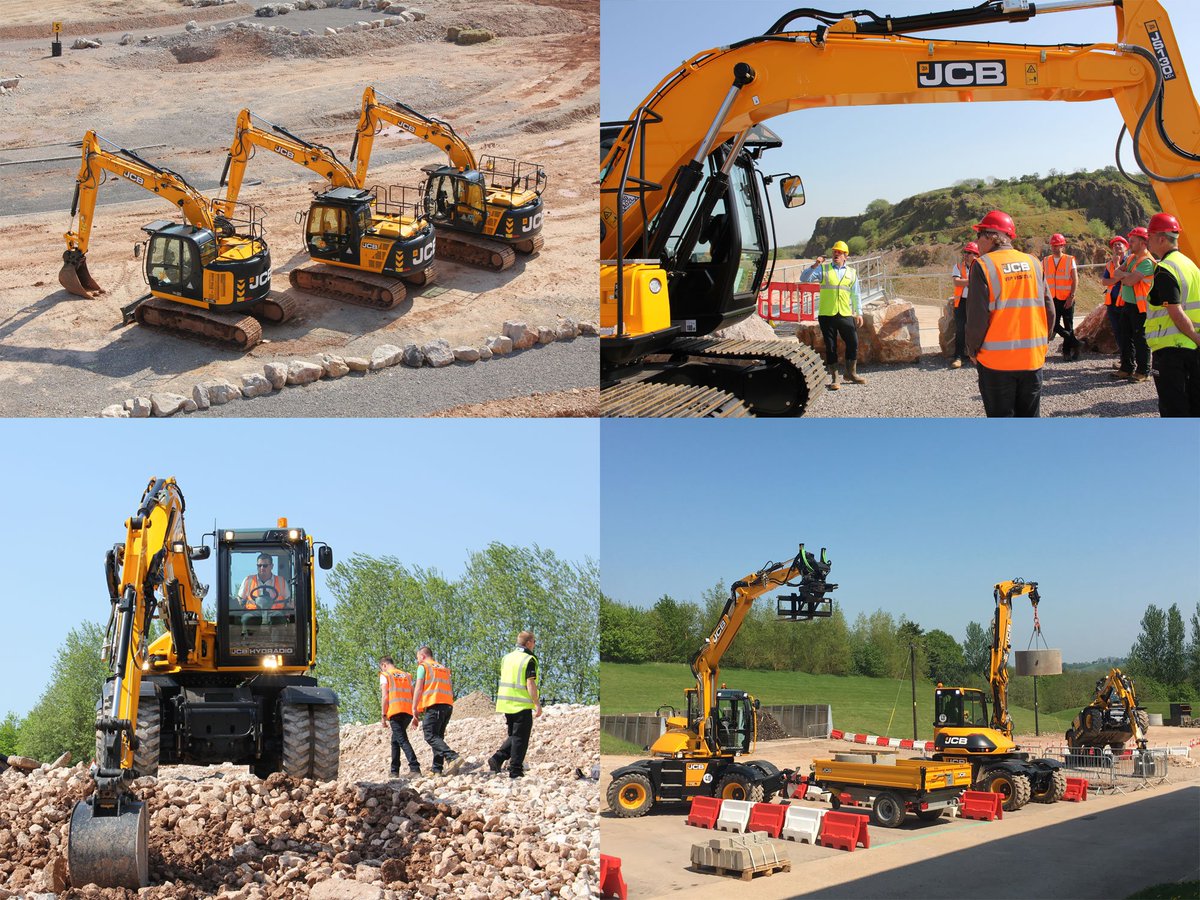 JCB invited a selection of specialists in to try out our new 10-13T excavator range. Can you spot yourself here?