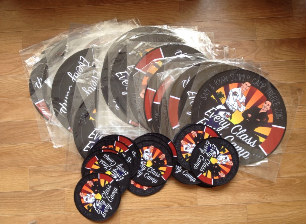 samtweed12's tweet image. Custom patches for #everyclass duo adventures this #Summer @MrPartyBear saved one for you