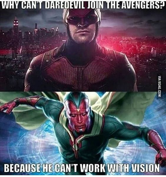 Contacts4You's tweet photo. LOL - for #Marvel fans! #humor #eyesight #vision https://t.co/WCkuxcfjKA