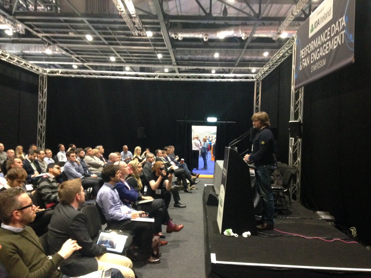 NWlongworth's tweet photo. Andreas Gall CTO @redbull media house steps up for his talk on 'Emotionalize' #SportsFanEngagement2016 #PDFE2016 https://t.co/y82Uguna6w
