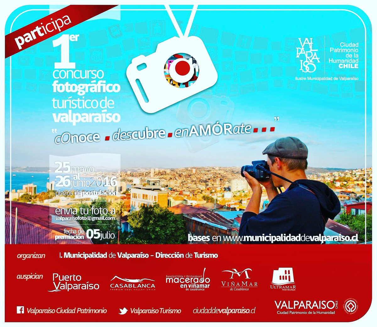 valpoturistico's tweet photo. #FelizMiercoles les invitamos a participar de nuestro concurso fotográfico turístico, envíanos tus fotografías! https://t.co/NnIFBgVxjR