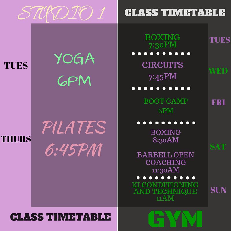 BodyLabNI's tweet image. Class Timetable @BodyLabNI #WednesdayWisdom #Yoga #Pilates #Boxing #Circuits #Bootcamp #K1 #Fitness #Belfast #Gym
