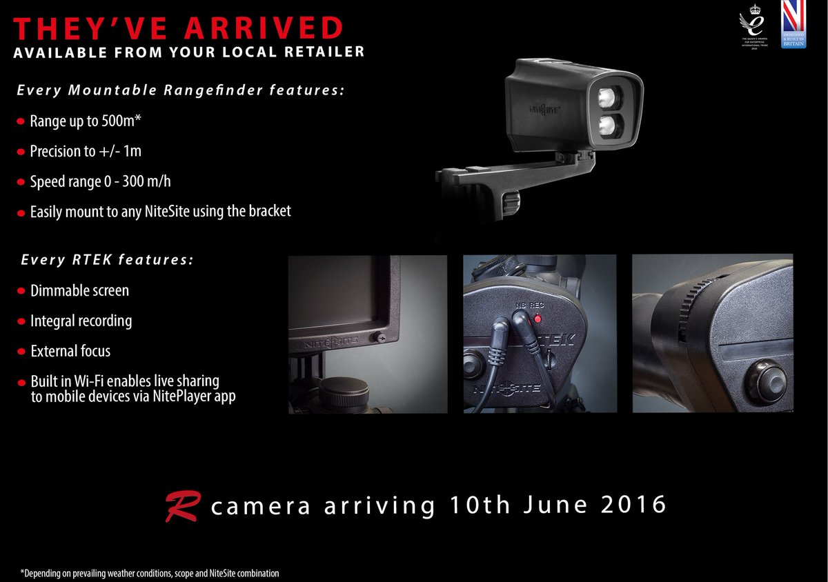 The New #Recordable #RTEK #NightVision <a href="/NiteSiteLtd/">NiteSite</a> scopes are all available in stock now @ Woody's!