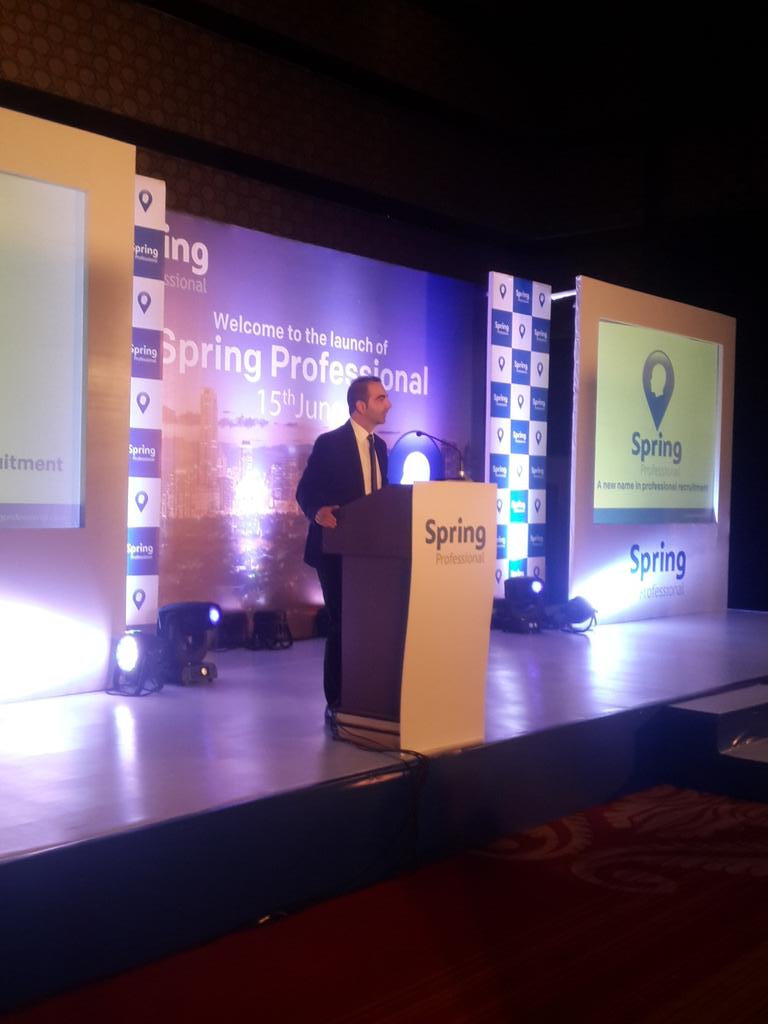 Spring_India's tweet photo. @alv_lovecchio addressing the media for #springindia https://t.co/juXsz9b5K0