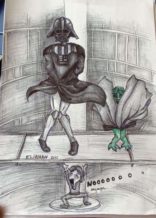 Eliadraw's tweet photo. @Hitekfr #starWars #glamour #MarilynMonroe https://t.co/ykWHAChpte