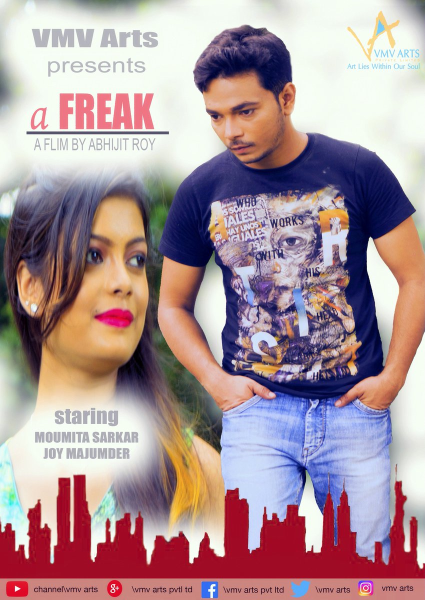 vmvarts's tweet photo. #poster01 new short film #aFREAK 
cast:Moumita Sarkar,Joy Majumder
written&amp;Directed by Abhijit Roy https://t.co/YKtH9vlPAV