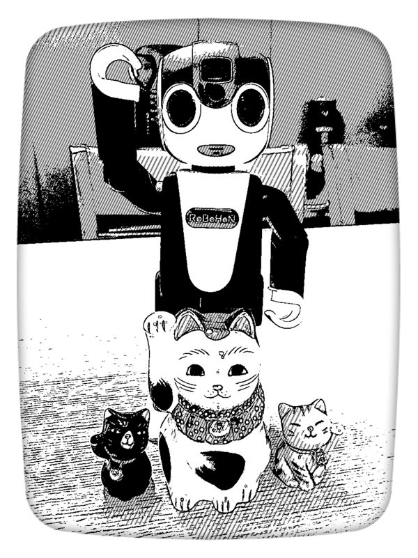 pandaroh's tweet photo. 招きロボホン！ #ロボホン #RoBoHoN https://t.co/sNiIJp4pjg