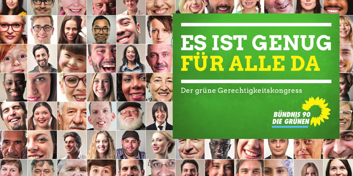 Morgen beginnt der grüne Gerechtigkeitskongress. Wir freuen uns auf euch! #genugfueralle gruene.de/themen/gerecht…