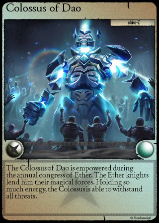 DAOSOGCARD - brand new #SoG card - on sale tomorrow!  bit.ly/1XWPF8e <a href="/SpellsJP/">Spells of Genesis JP</a> <a href="/The_DAO_Project/">The DAO</a> @DAOhubORG